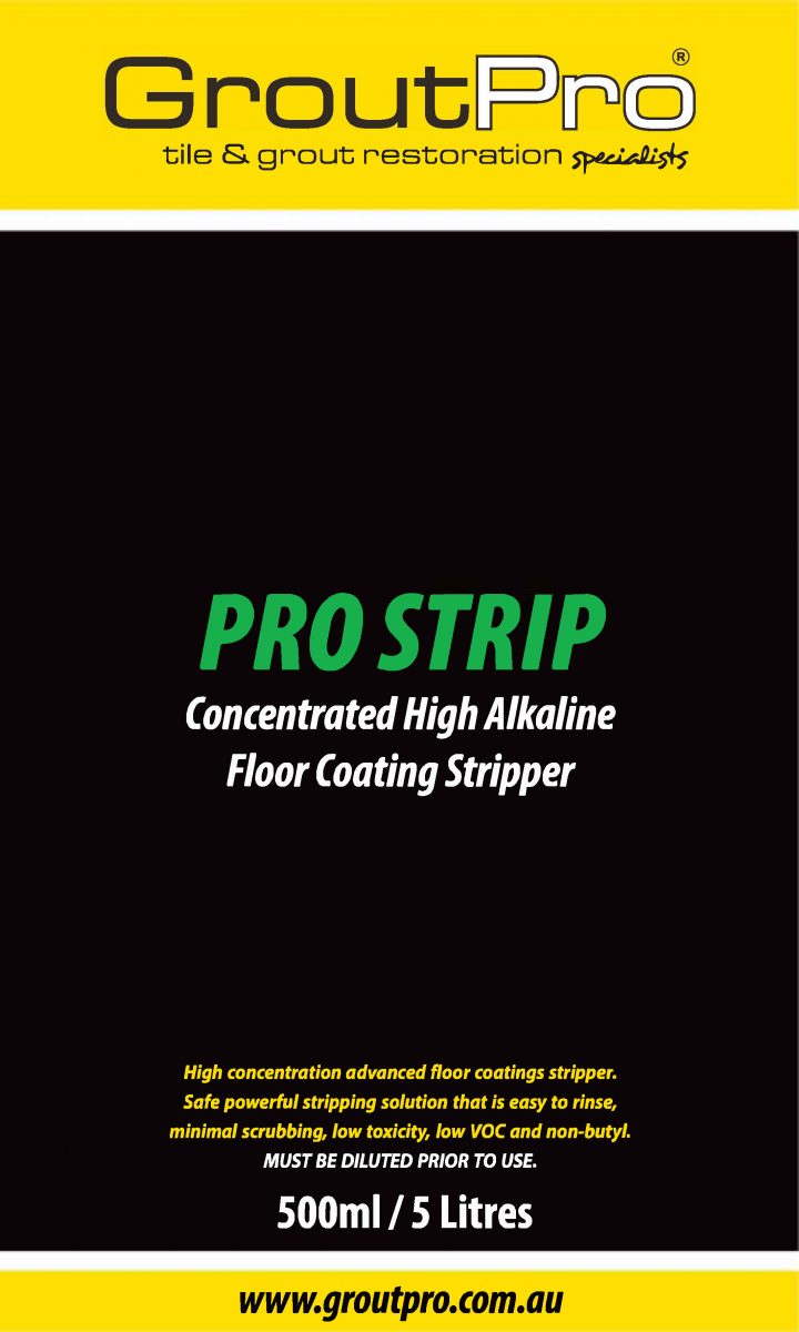 Pro Strip 5 Litre Groutpro Tile And Grout Cleaning Specialists Australia 7798